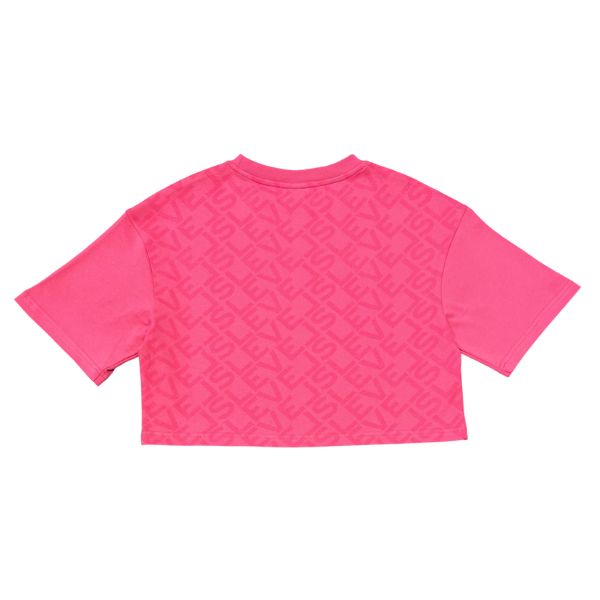 LEVELS OVERSIZED CROP TEE | SASSY PINK