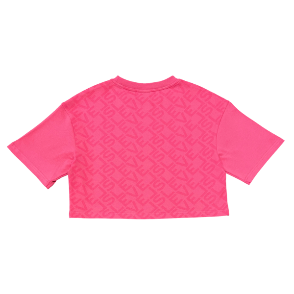 Levels L.L.C. Apparel & Accessories LEVELS OVERSIZED CROP TEE | SASSY PINK