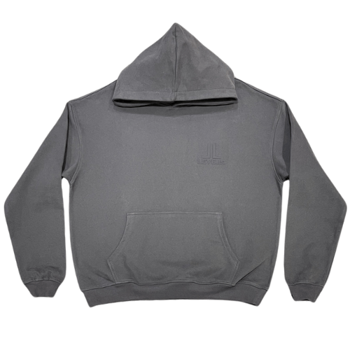 Levels L.L.C. Apparel & Accessories LUXE LEVELS OVERSIZED HOODIE | CHARCOAL