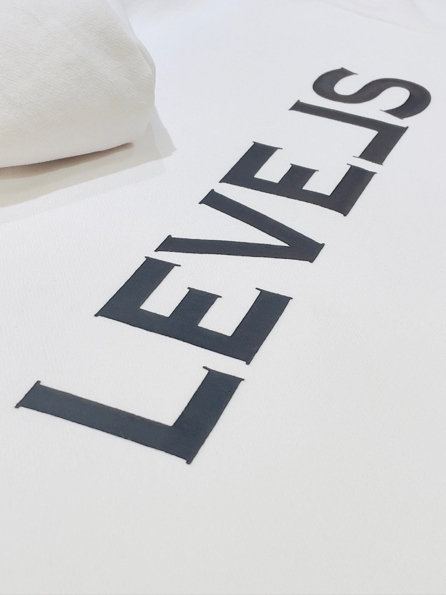 Levels L.L.C. Apparel & Accessories LUXE LEVELS OVERSIZED HOODIE | WHITE