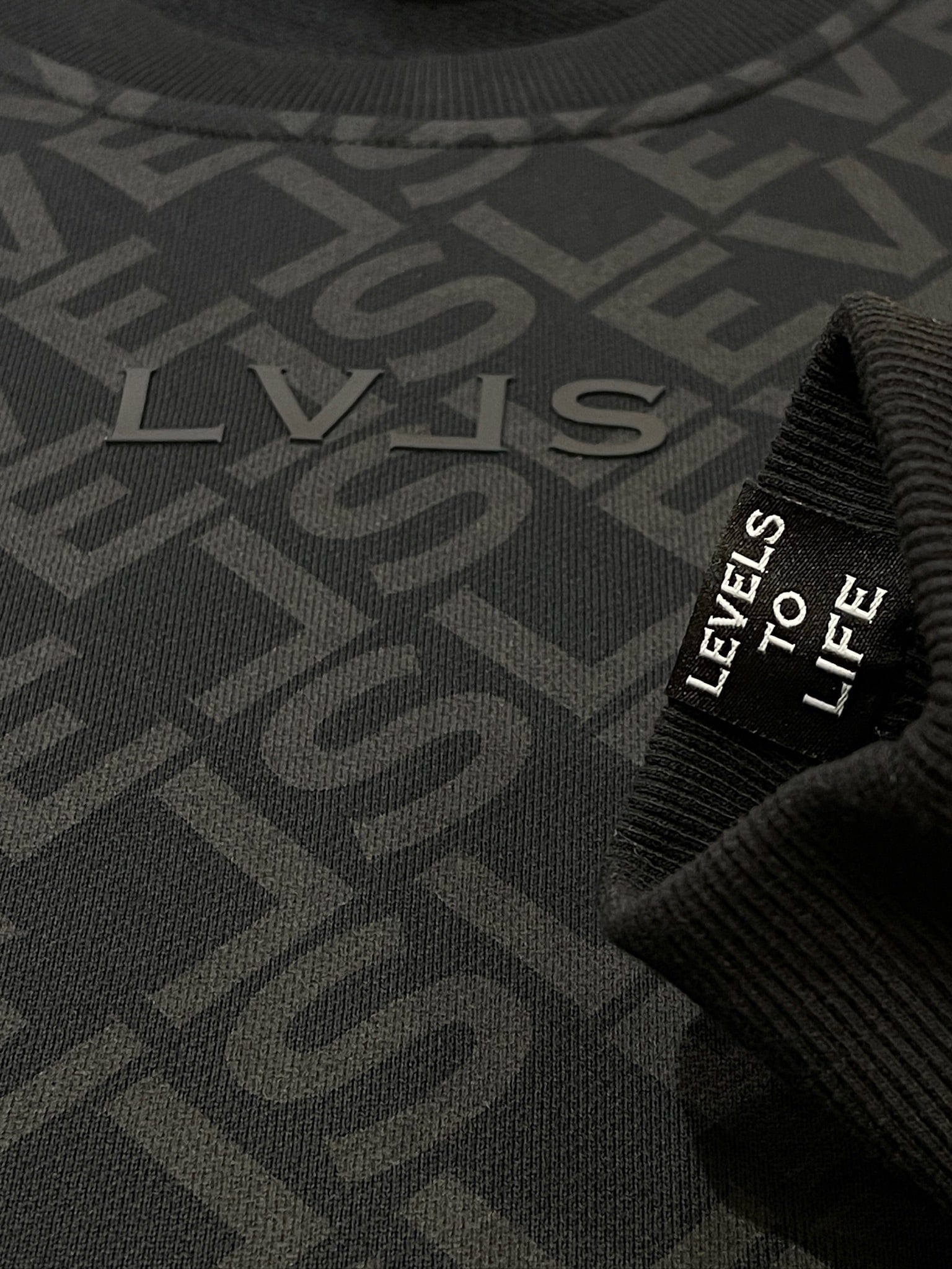 LEVELS, LLC Apparel & Accessories LEVELS SIGNATURE OVERSIZED CREWNECK | BLVCK DIAMOND