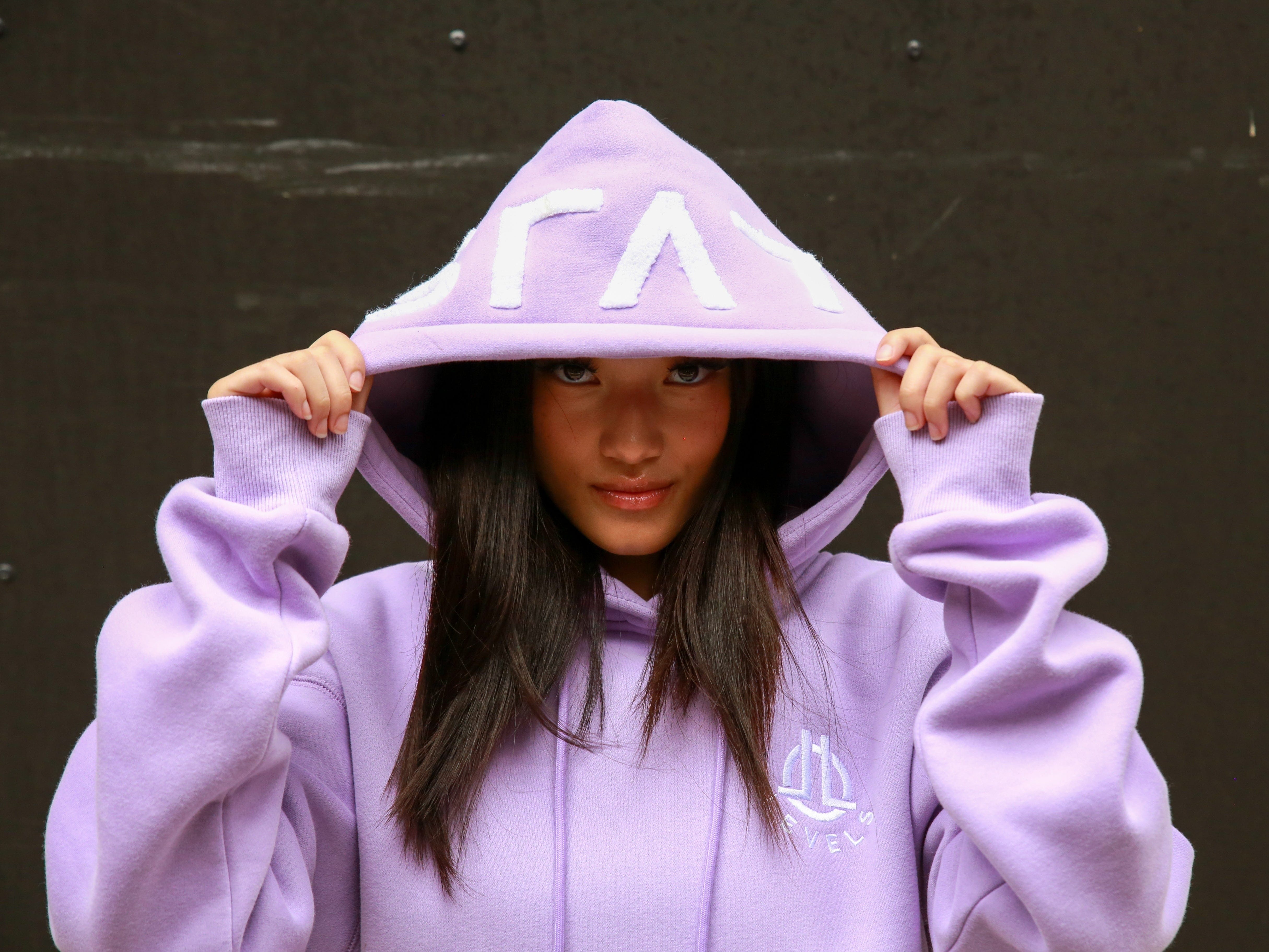 LEVELS, LLC Hoodie LEVELS PREMIUM CHENILLE HOODIE | LILAC